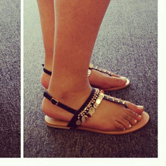 GOLD DISC SANDALS - Picture 5 of 5